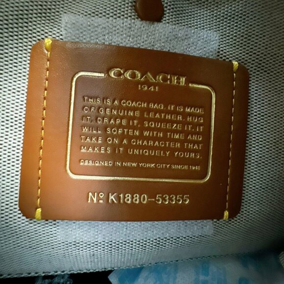 Coach 53355 Harmony Hobo In Colorblock With Snakeskin Detail IN CHALK - Picture 10 of 11